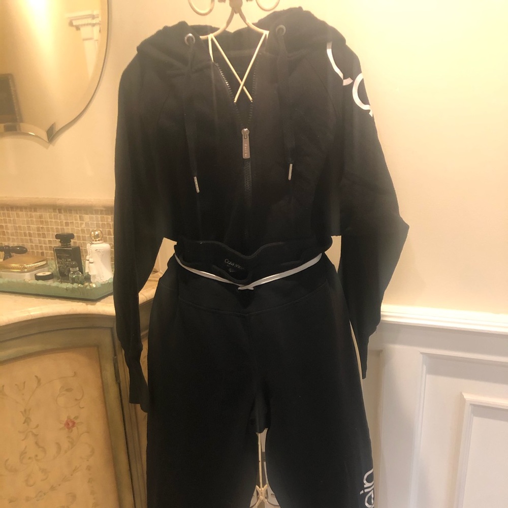 Calvin Klein Black and white tracksuit